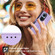 OPPO Reno10 Global / Reno10 Pro Global Skin-feel Flowers Embossed Wallet Leather Phone Case - Purple