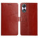 OPPO A58 5G/A78 5G HT01 Y-shaped Pattern Flip Leather Phone Case - Brown
