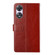 OPPO A58 5G/A78 5G HT01 Y-shaped Pattern Flip Leather Phone Case - Brown