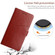 OPPO A58 5G/A78 5G HT01 Y-shaped Pattern Flip Leather Phone Case - Brown