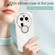 OPPO Find X6 Pro XINLI Straight Edge 6D Electroplate TPU Phone Case with Ring Holder - Hawthorn Red