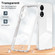 OPPO A78 4G 3 in 1 Clear TPU Color PC Frame Phone Case - White