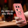 OPPO Find X6 XINLI Straight Edge 6D Electroplate TPU Phone Case with Ring Holder - Pink