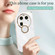 OPPO Find X6 XINLI Straight Edge 6D Electroplate TPU Phone Case with Ring Holder - Pink