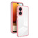 OPPO A78 4G 3 in 1 Clear TPU Color PC Frame Phone Case - Pink