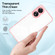 OPPO A78 4G 3 in 1 Clear TPU Color PC Frame Phone Case - Pink