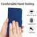 OPPO A58 4G Skin Feel Sun Flower Embossed Flip Leather Phone Case with Lanyard - Inky Blue