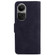 OPPO Reno10 5G Global/Reno10 Pro Global Skin Feel Pure Color Flip Leather Phone Case - Black