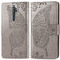 OPPO A5  - 2020 / A9  - 2020 Butterfly Love Flower Embossed Horizontal Flip Leather Case with Bracket Lanyard Card Slot Wallet - Gray