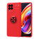 OPPO Realme 8 / 8 Pro Metal Ring Holder 360 Degree Rotating TPU Case - Red+Red