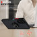 OPPO A17 4G Q Shadow 1 Series TPU + PC Phone Case with Ring - Black+Red
