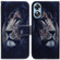 OPPO A17 Coloured Drawing Flip Leather Phone Case - Lion