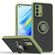 OPPO A74 4G Q Shadow 1 Series TPU + PC Phone Case with Ring Holder - Green OPPO A74 4G Q Shadow 1 Series TPU + PC Phone Case with Ring Holder - Green