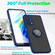 OPPO A74 4G Q Shadow 1 Series TPU + PC Phone Case with Ring Holder - Green