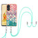 OPPO Reno8 T 4G Electroplating IMD TPU Phone Case with Lanyard - Colorful Scales