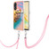 OPPO Reno8 T 4G Electroplating IMD TPU Phone Case with Lanyard - Dream Butterfly