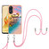 OPPO Reno8 T 4G Electroplating IMD TPU Phone Case with Lanyard - Dream Butterfly
