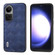 OPPO Reno 10 / 10 Pro Global ABEEL Weave Plaid PU Phone Case - Blue