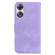 OPPO A58 5G/A78 5G 7-shaped Embossed Leather Phone Case - Purple