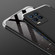 OPPO Realme 8 / Realme 8 Pro GKK Three Stage Splicing Full Coverage PC Case - Black Silver