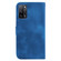 OPPO A55 5G/A53s 5G/A54 4G/A16 7-shaped Embossed Leather Phone Case - Blue