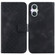 OPPO A96 5G/Reno7 Z 5G 7-shaped Embossed Leather Phone Case - Black