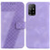 OPPO A94 5G/F19 Pro+ 5G/Reno5 Z 7-shaped Embossed Leather Phone Case - Purple