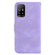 OPPO A94 5G/F19 Pro+ 5G/Reno5 Z 7-shaped Embossed Leather Phone Case - Purple