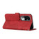 OPPO Reno10 Pro+ Stitching Calf Texture Buckle Leather Phone Case - Red
