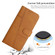 OPPO A78 4G Stitching Calf Texture Buckle Leather Phone Case - Yellow