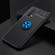 OPPO Realme GT Master Metal Ring Holder 360 Degree Rotating TPU Case - Black+Blue