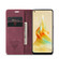 OPPO Reno8 T 4G CaseMe 013 Multifunctional Horizontal Flip Leather Phone Case - Wine Red