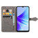 OPPO A57s Mandala Flower Embossed Leather Phone Case - Gray OPPO A57s Mandala Flower Embossed Leather Phone Case - Gray