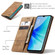 CaseMe 013 Multifunctional Horizontal Flip Leather Phone Case OPPO A57 4G Global/A57S 4G Global/A77 4G Global/A57e 4G/A77s  - Brown