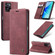 CaseMe 013 Multifunctional Horizontal Flip Leather Phone Case OPPO A57 4G Global/A57S 4G Global/A77 4G Global/A57e 4G/A77s  - Wine Red