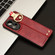 OPPO Reno10 /10 Pro 5G Global Wristband Leather Back Phone Case - Red