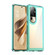 OPPO Reno10 Pro Global / Reno10 Global Colorful Series Acrylic + TPU Phone Case - Transparent Blue OPPO Reno10 Pro Global / Reno10 Global Colorful Series Acrylic + TPU Phone Case - Transparent Blue