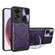 OPPO A78 4G CD Texture Sliding Camshield Magnetic Holder Phone Case - Purple