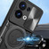 OPPO Reno8 5G CD Texture Sliding Camshield Magnetic Holder Phone Case - Black