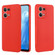 OPPO Reno8 4G Pure Color Liquid Silicone Shockproof Phone Case - Red