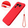 OPPO Find X6 Pro Pure Color Liquid Silicone Shockproof Phone Case - Red