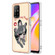 OPPO A94 5G / A95 5G Electroplating Marble Dual-side IMD Phone Case - Lucky Dog