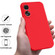 OPPO A58 4G Pure Color Liquid Silicone Shockproof Phone Case - Red