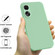 OPPO A58 4G Pure Color Liquid Silicone Shockproof Phone Case - Green