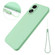 OPPO A58 4G Pure Color Liquid Silicone Shockproof Phone Case - Green