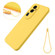 OPPO Reno10 Pro+ Pure Color Liquid Silicone Shockproof Phone Case - Yellow