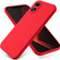 OPPO A78 4G Pure Color Liquid Silicone Shockproof Phone Case - Red