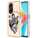 OPPO A98 Electroplating Marble Dual-side IMD Phone Case - Lucky Dog