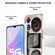 OPPO A78 / A58 Electroplating Marble Dual-side IMD Phone Case - Retro Radio