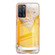 OPPO A55 5G / A53s 5G / A54 4G Electroplating Marble Dual-side IMD Phone Case - Draft Beer